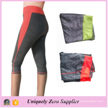 2016 Latest Design Polyester Women Body Building Tight Capri Yoga Pant